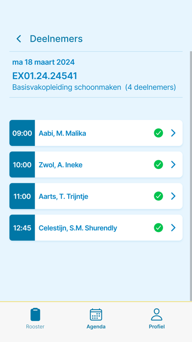 RAS - Examinatoren App Screenshot