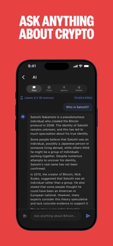 Bitcoin News: Markets & AI iPhone screenshot