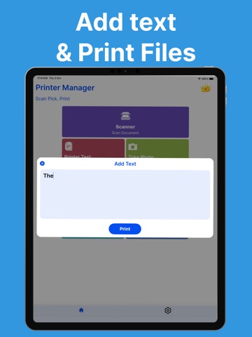 Smart Printer : Scanner App iPad screenshot
