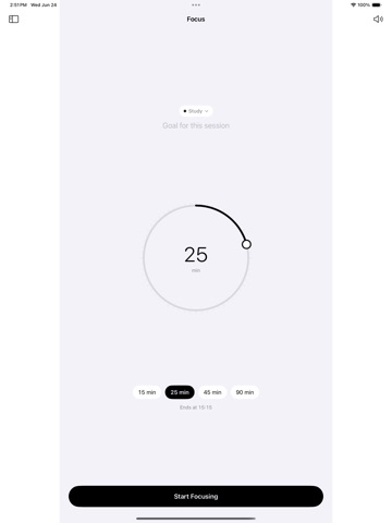 Focus Y: Timer, Plan & Pet iPad screenshot