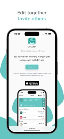 GoDutch: split group expenses Screenshot 8 of 9