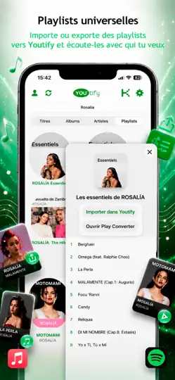 Capture d'écran de Youtify For Spotify Premium sur iPhone 4