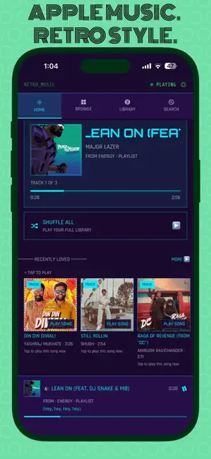 Aura: Retro Music Player screenshot 2