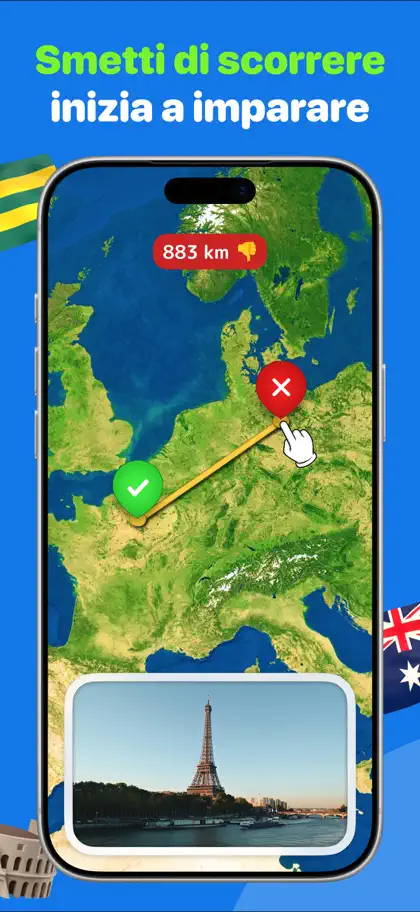 Screenshot 5 von 6 zu Geography Quiz: GeoGeek