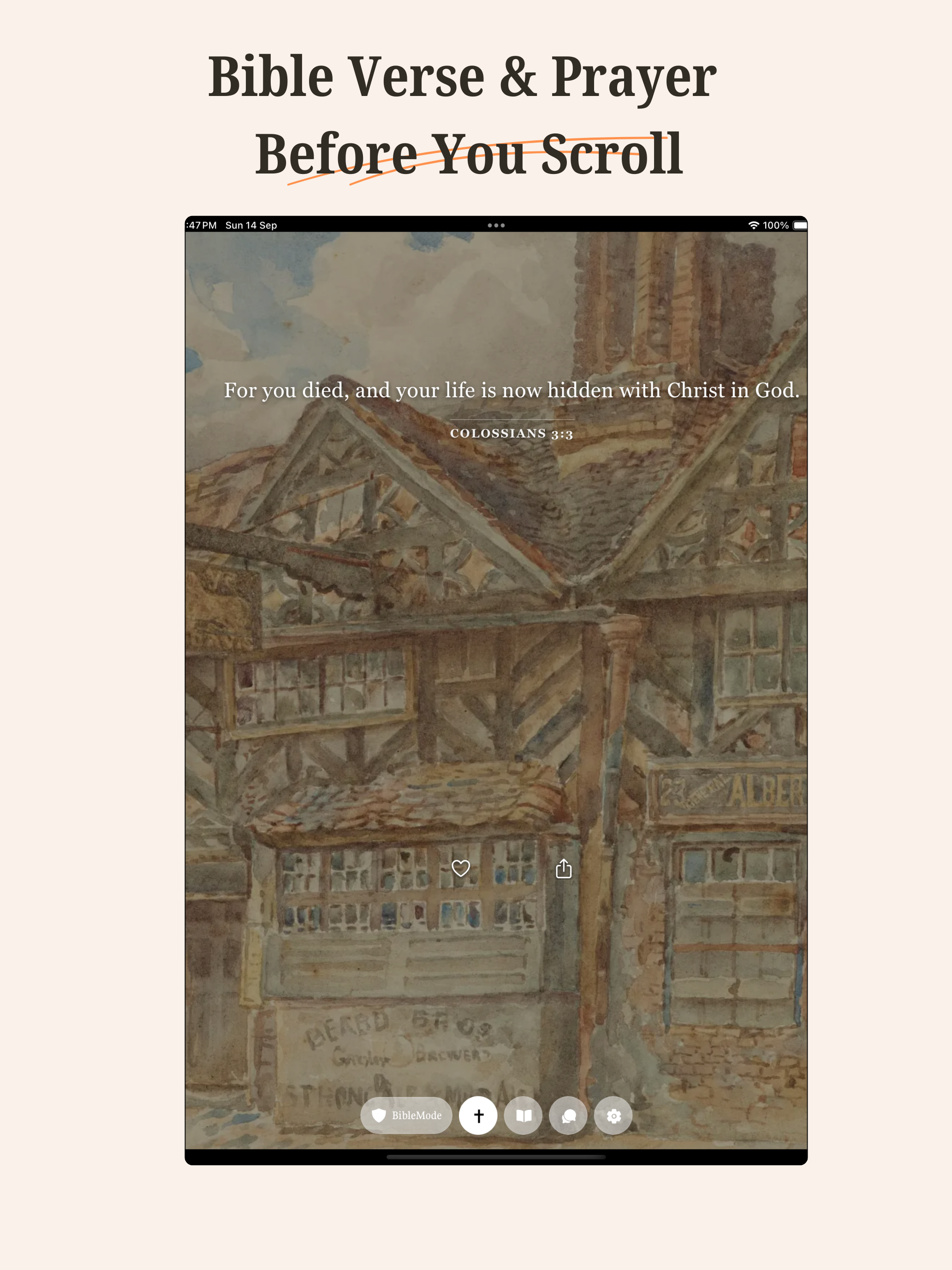 Bible Time: Reduce Screen Time