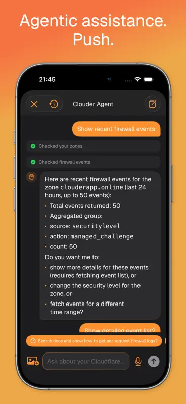 Clouder for Cloudflare screenshot 3 of 9
