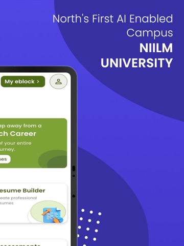 Niilm University iPad screenshot