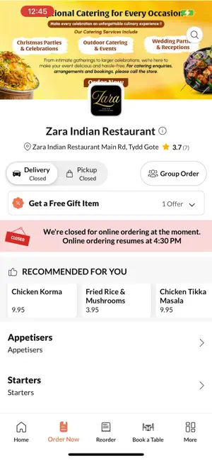 Zara Indian Restaurant screenshot 2