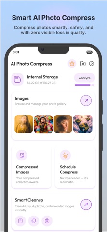 AI Photo Compressor: Cleanup Screenshot 2 of 6