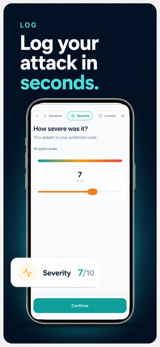 Calmgrid: Migraine Diary Screenshot 2 of 5