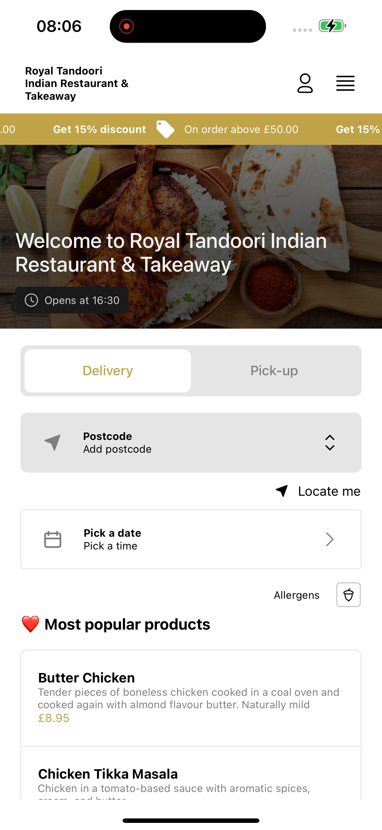 Royal Tandoori Indian
