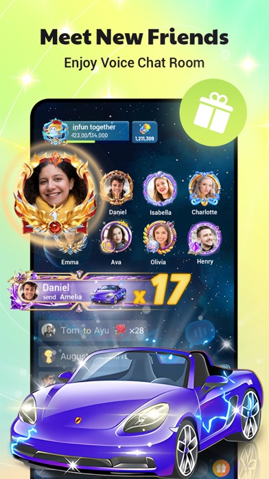infun: Group Voice Chat Rooms Screenshot