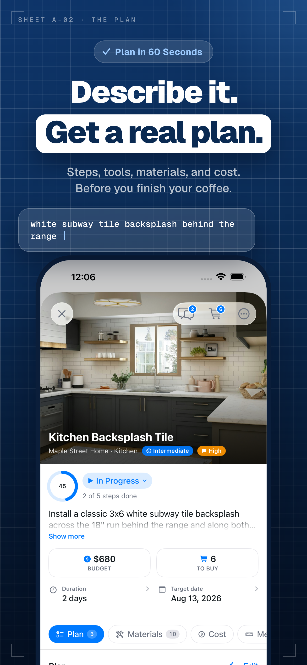 Blueprint: Home Projects & DIY screenshot 2