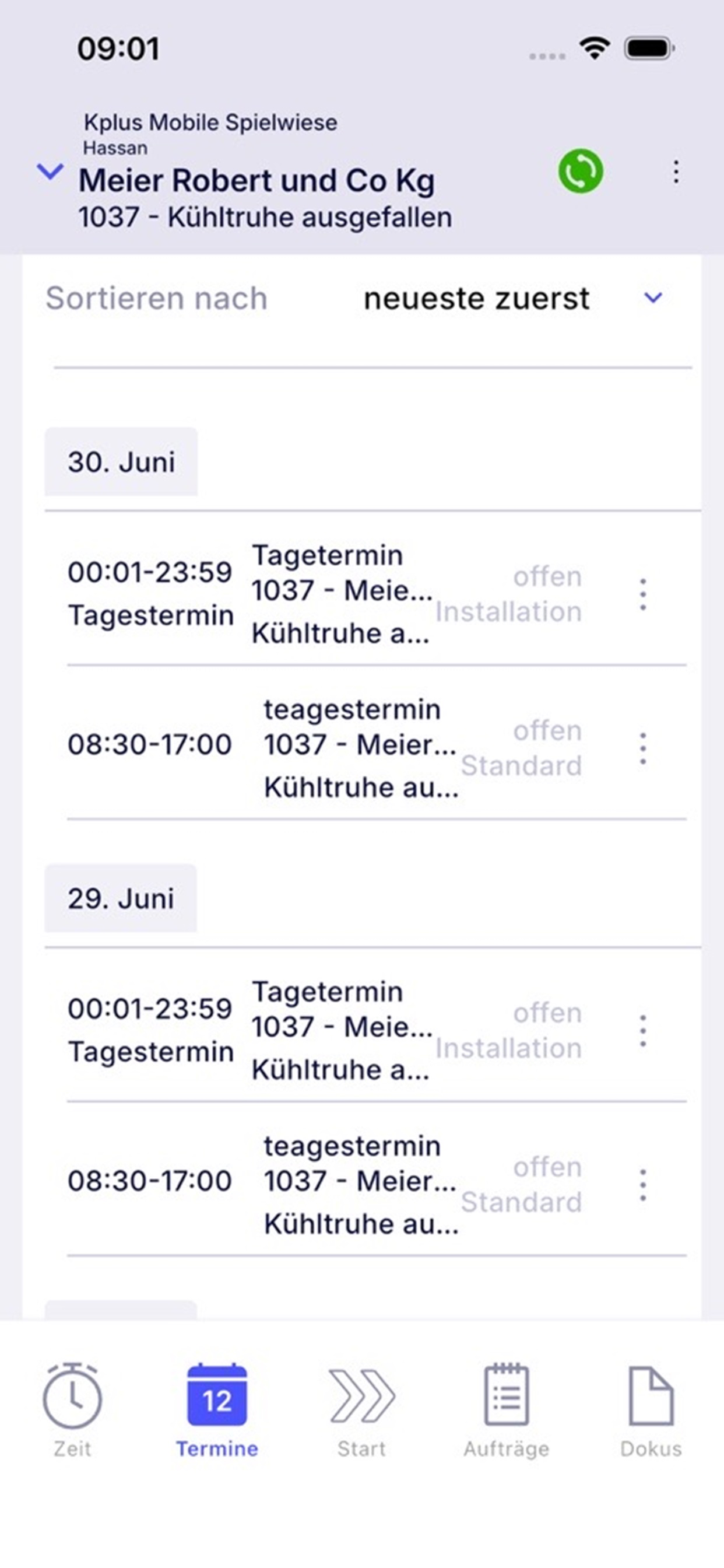 Kplus mobil App screenshot 9