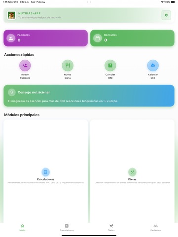 NutriasApp iPad screenshot 7