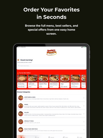 Scotty's Pizzeria - Florida iPad screenshot
