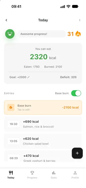 Calcaloo: Calorie Tracker screenshot 1