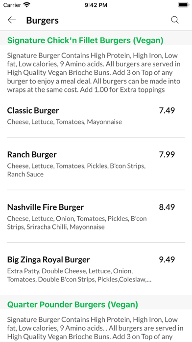 Mean Green Burgers Screenshot