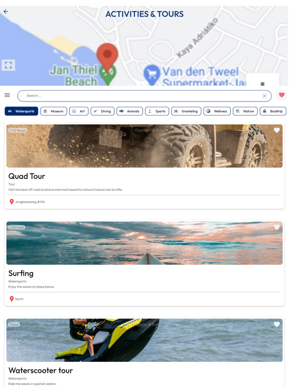Cura-app iPad screenshot 4 - Travel app