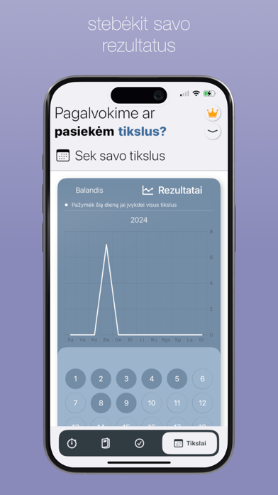 Produktyvumas: išnaudok laiką Screenshot
