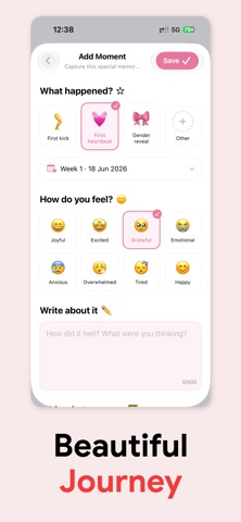 NineBloom: Pregnancy Tracker iPhone screenshot