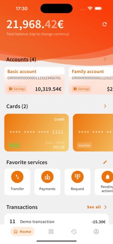 SynMobile - Bank of Karditsa app screenshot