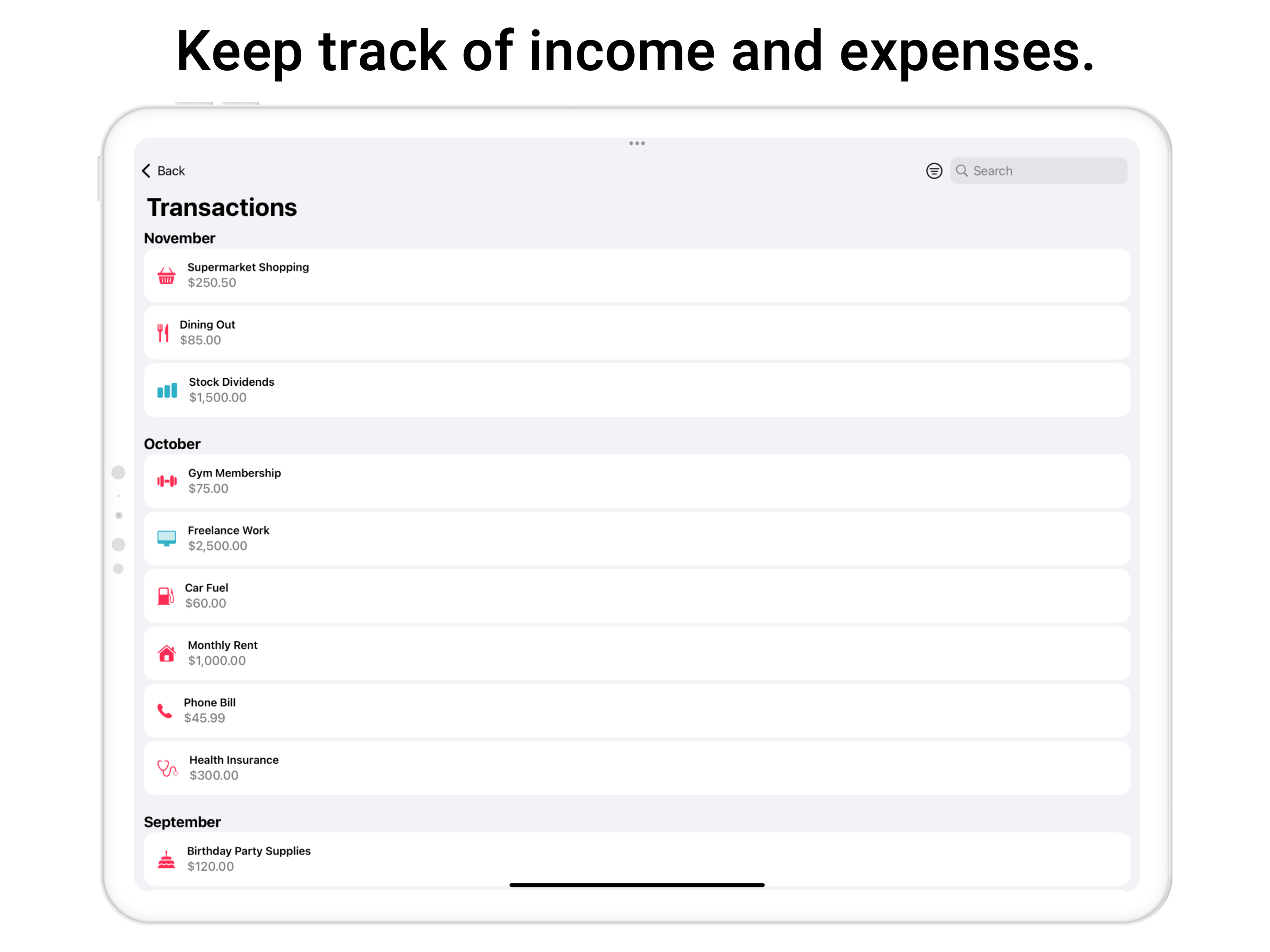 iFint – Money Manager & Budget screenshot 10