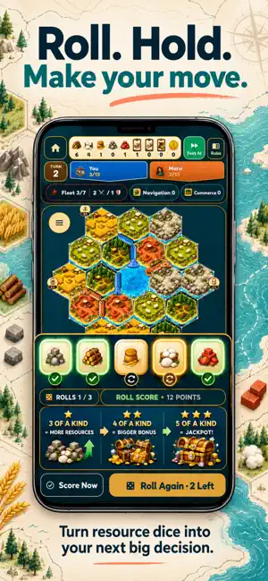 Dice Harbor: Catan Inspired screenshot 2