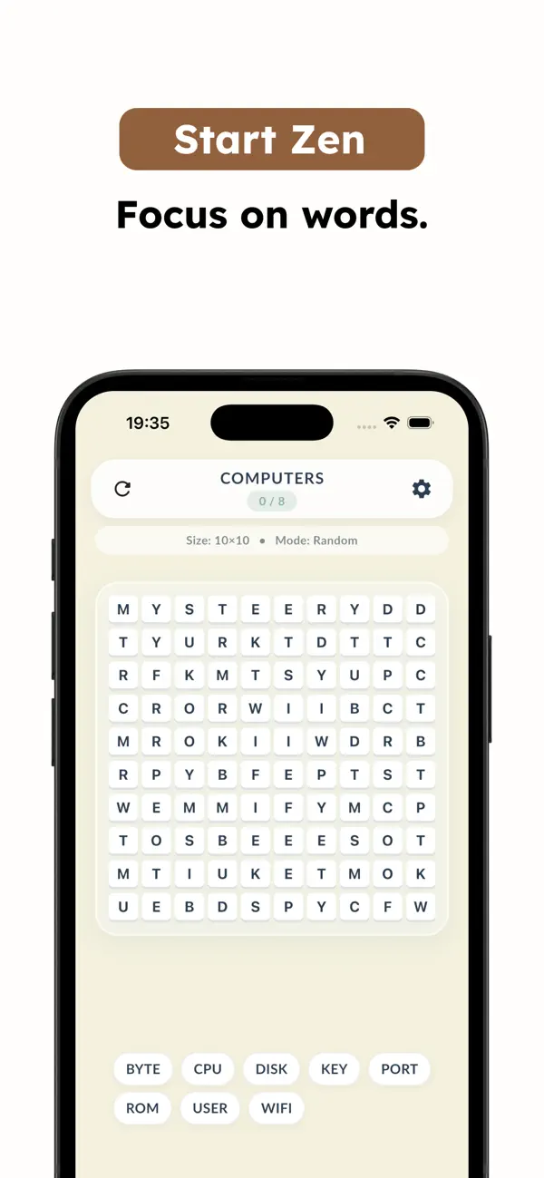 Screenshot #2 pour Word Sanctuary: Mots Mêlés