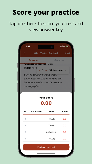 IELTS Reading - ZIELTS Screenshot