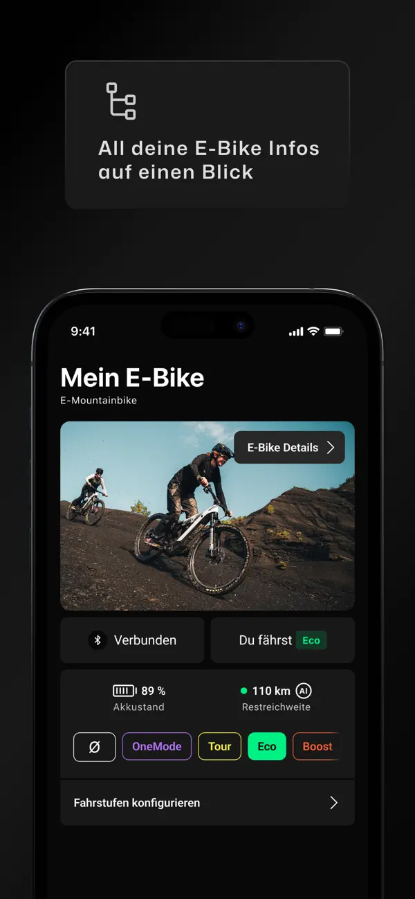 Screenshot #3 pour QORE E-Bike App