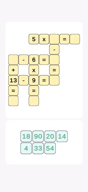Math Crossword: Number Puzzle screenshot 2