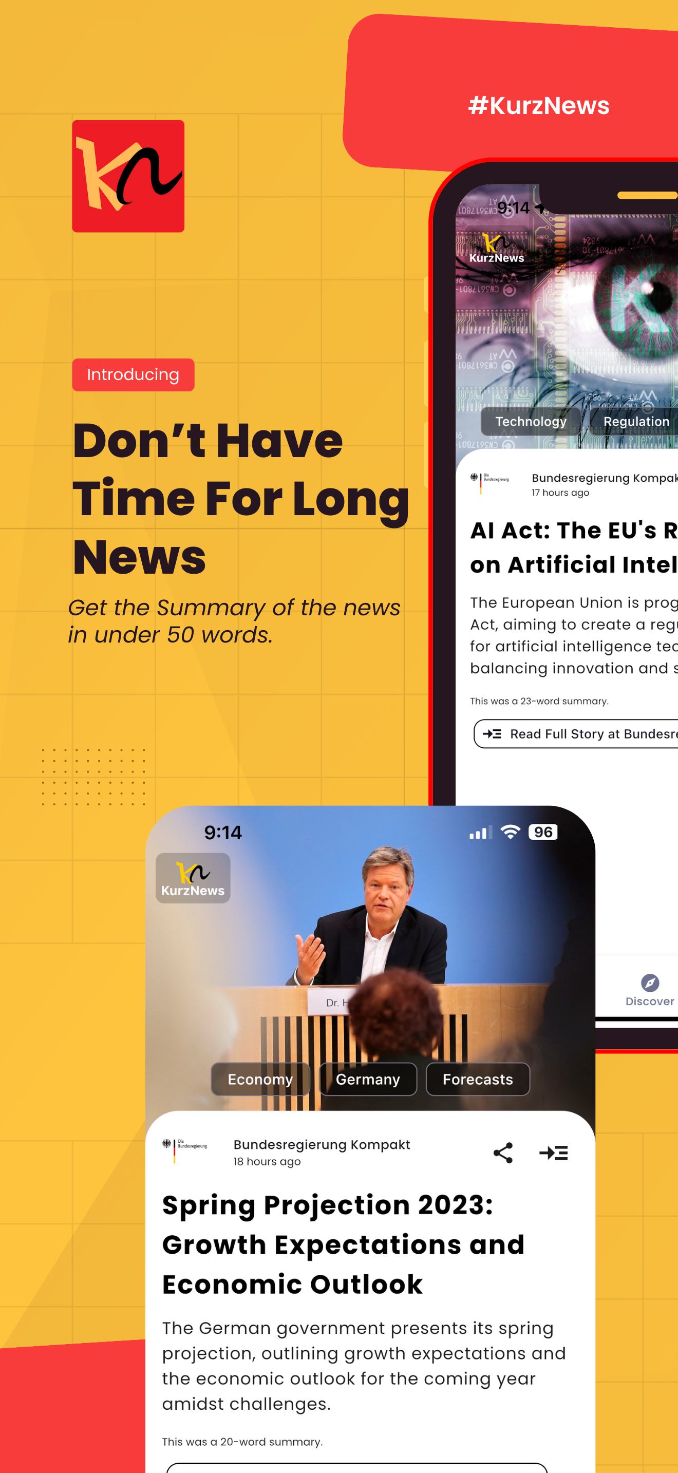 KurzNews - Stay Informed