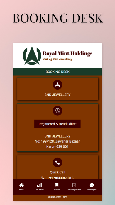 Swarnadhara Bullion Screenshot