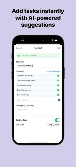 Done: Daily Focus Task Tracker screenshot 2
