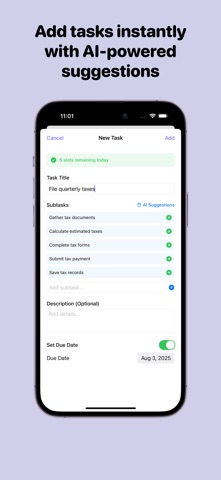 Done: Daily Focus Task Tracker screenshot