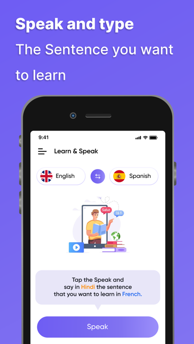 AI Speak & Learn Languages Screenshot