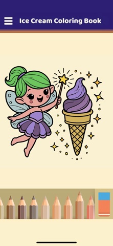 My Ice Cream Coloring Book screenshot