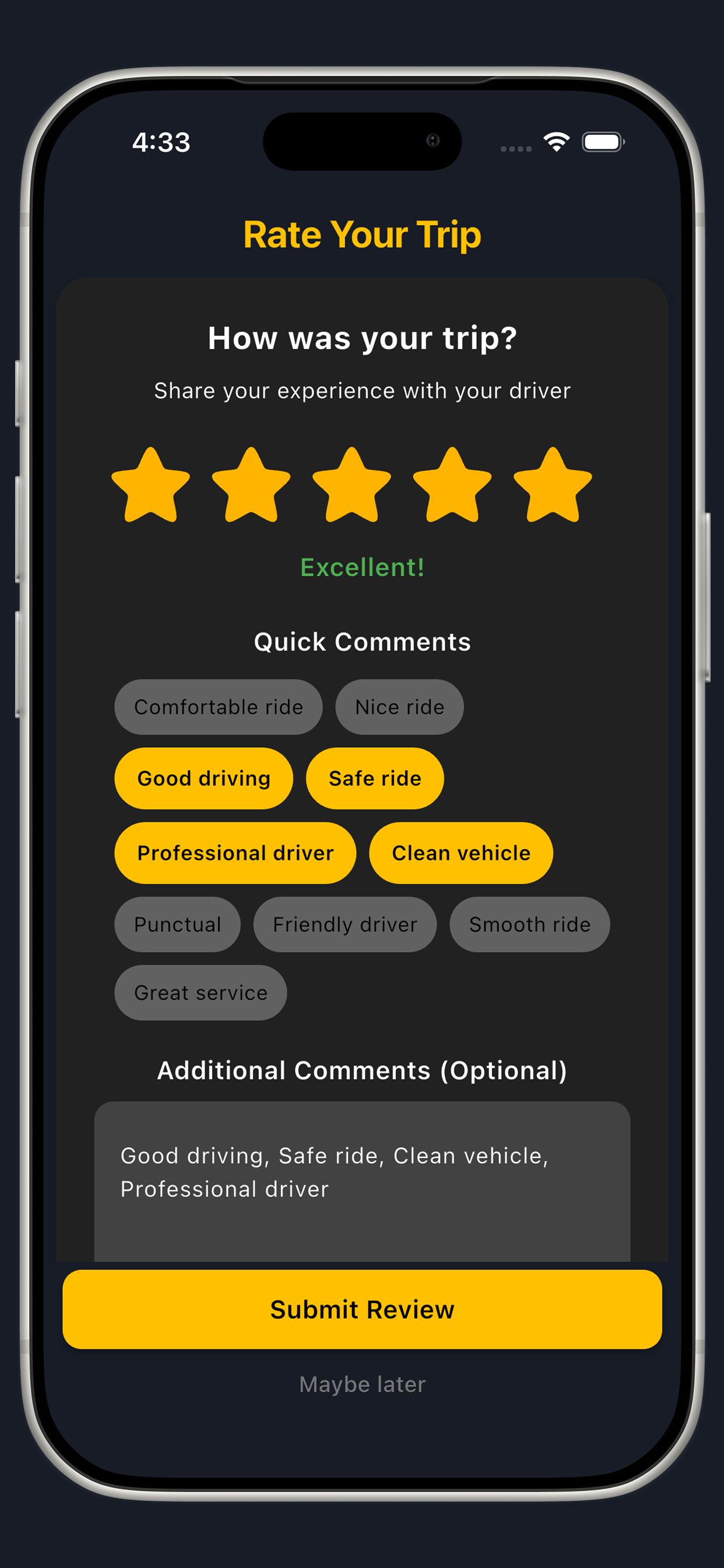 CabTaxi Passenger screenshot 5