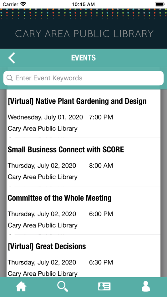 #3. Cary Area Public Library (iOS) Podle: Capira Technologies
