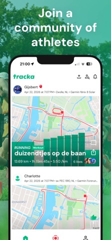 Tracka: Run & Bike together screenshot