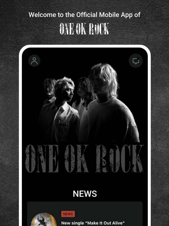 ONE OK ROCK iPad screenshot 1 - Music app