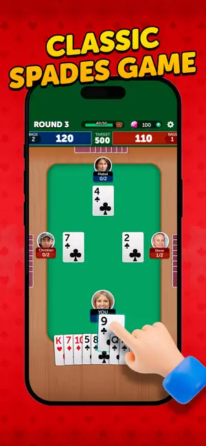 Spades - Fun Card Game screenshot 3