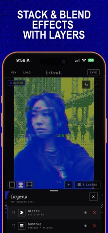 Bitrot: Glitch Photo Editor iPhone screenshot