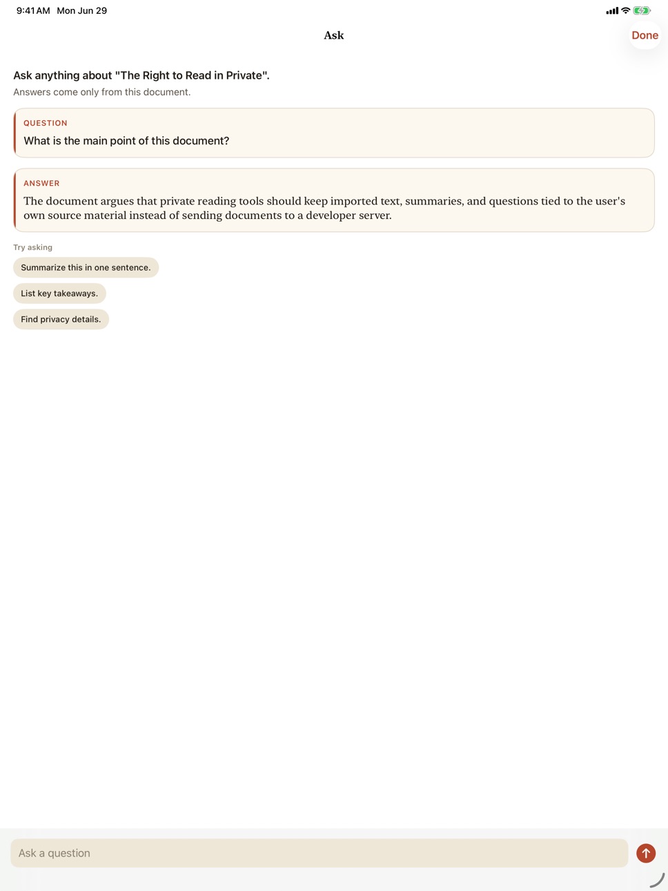 iPad screenshot