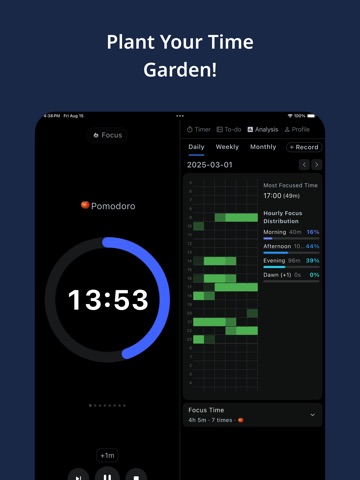 TodoTimer: Pomodoro Focus ADHD ipad screenshot 4
