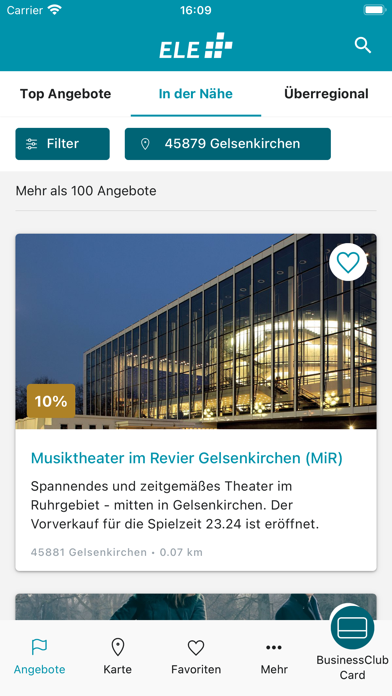 BusinessClub mobil Screenshot