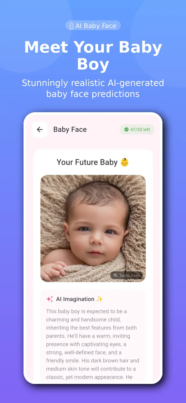 Screenshot #3 pour BabyGen AI - Visage Bébé