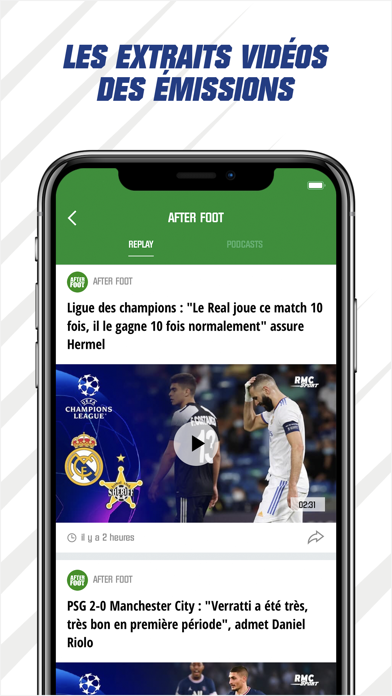 RMC Sport News, score en live Screenshot