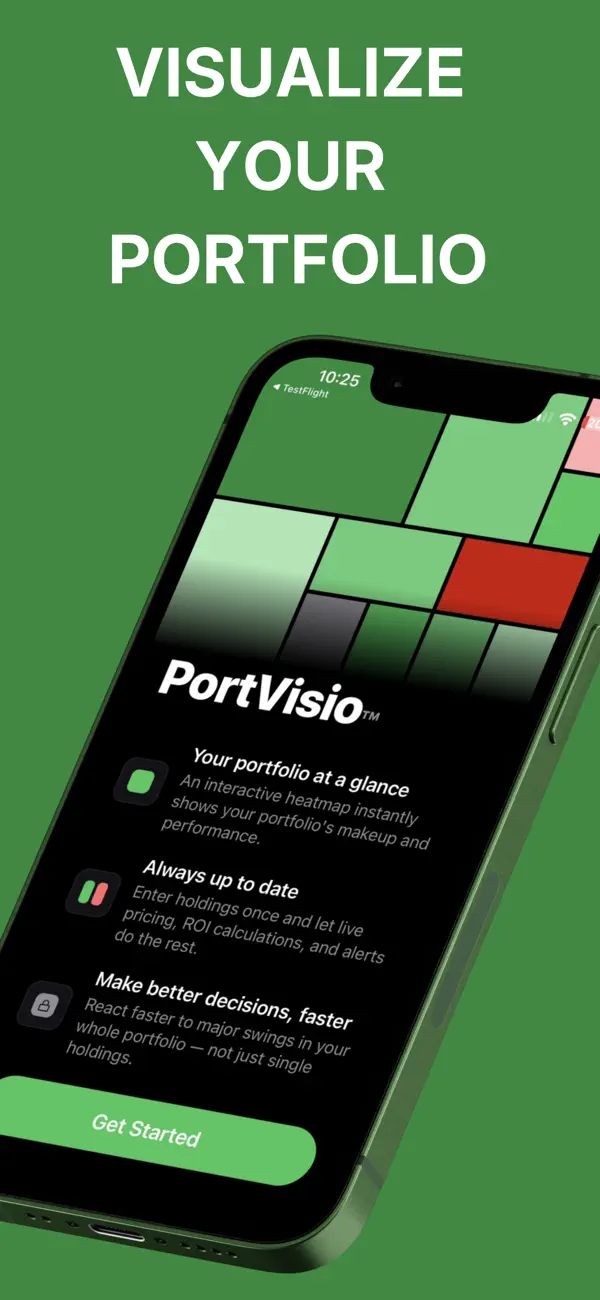 Screenshot #1 pour PortVisio Portfolio Tracker